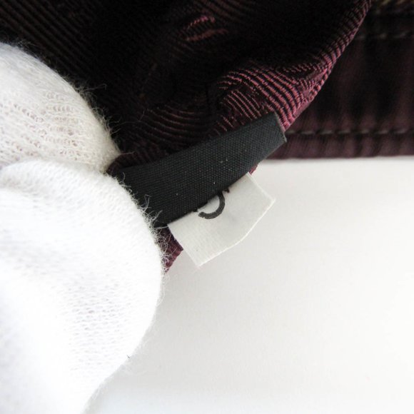 Prada Women's Leather,Nylon Shoulder Bag Bordeaux Brown - Picture 10 of 10